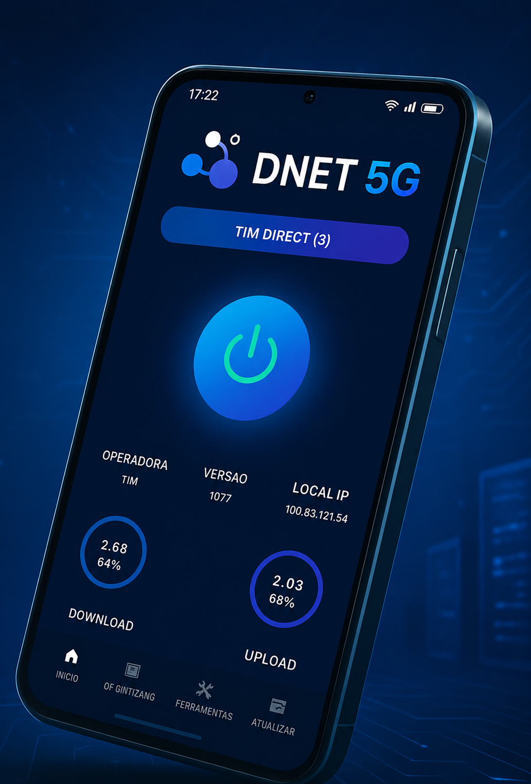 Smartphone com internet ilimitada